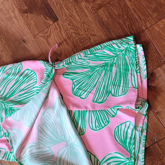 NEW Lilly Pulitzer Donna Romper Mandevilla Baby Who Let the Fronds Out Size 6 - Picture 8 of 11